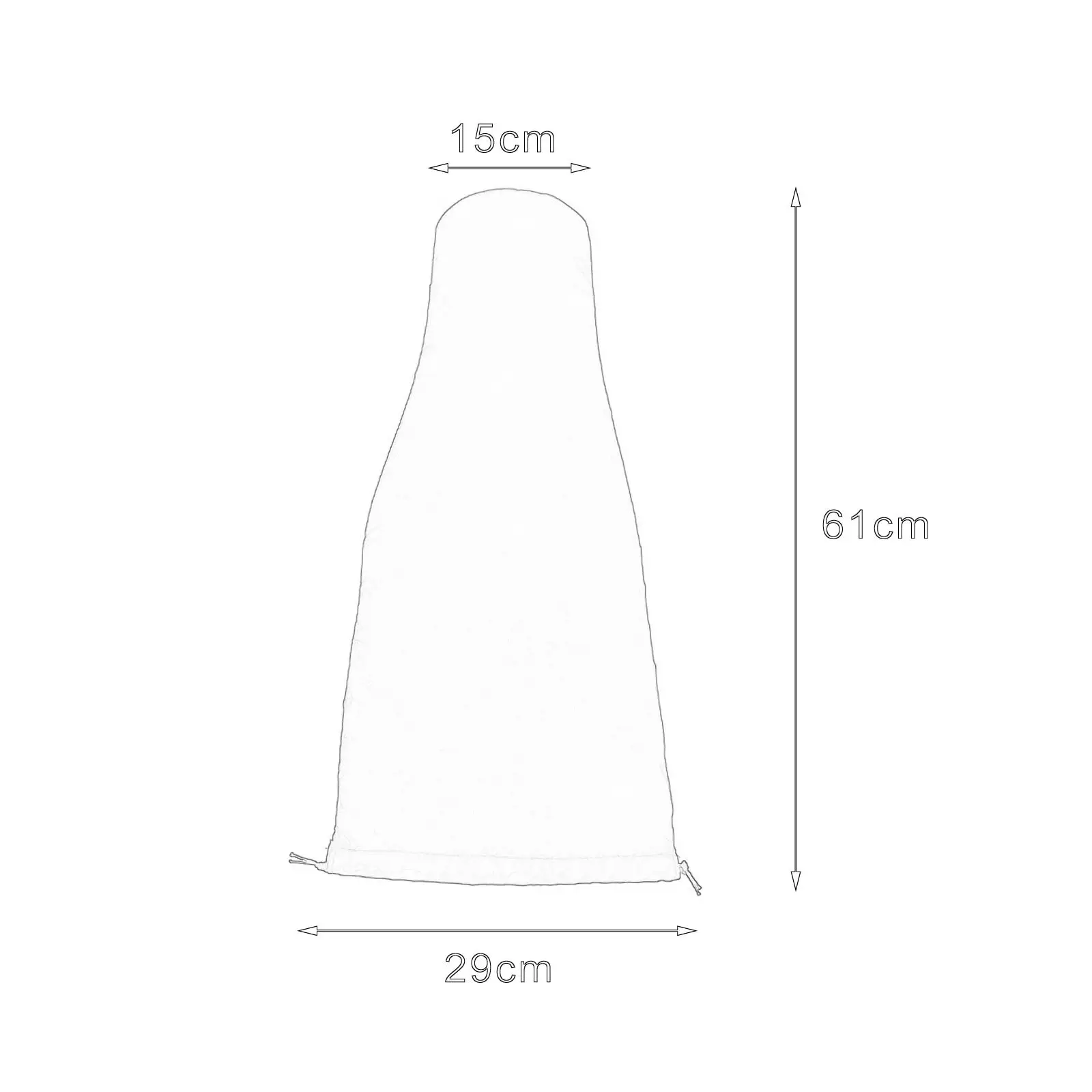 Silk Cello Protective Cover Lightweight Dustproof Drawstring Bag Instrument Sleeve for Home and Travel