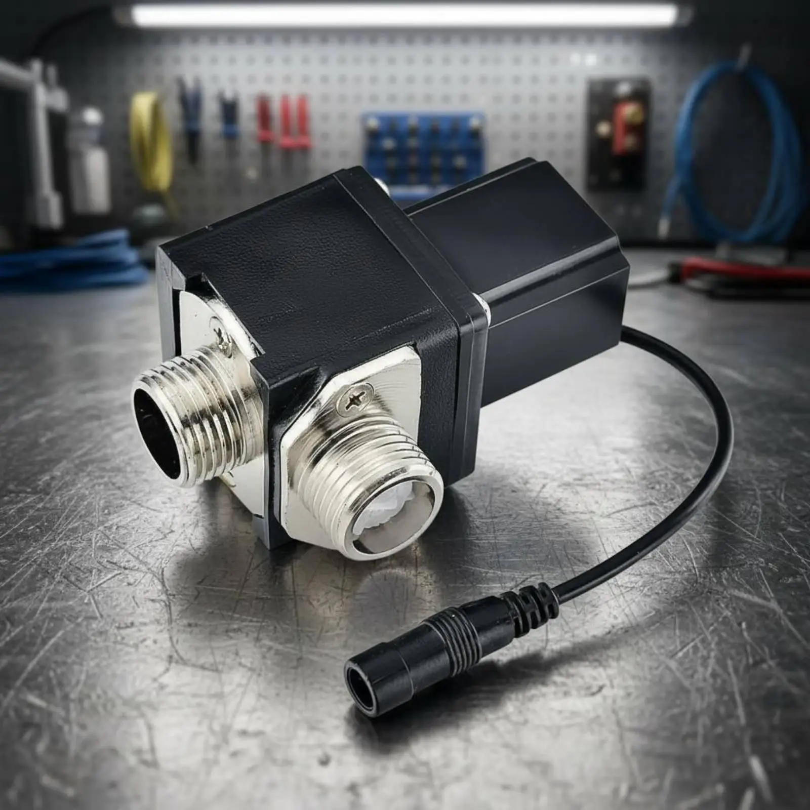 Urinal Cistern Flush Valve Automatic Kit with 220V Converter for Concealed Installation in Public Toilet Facility