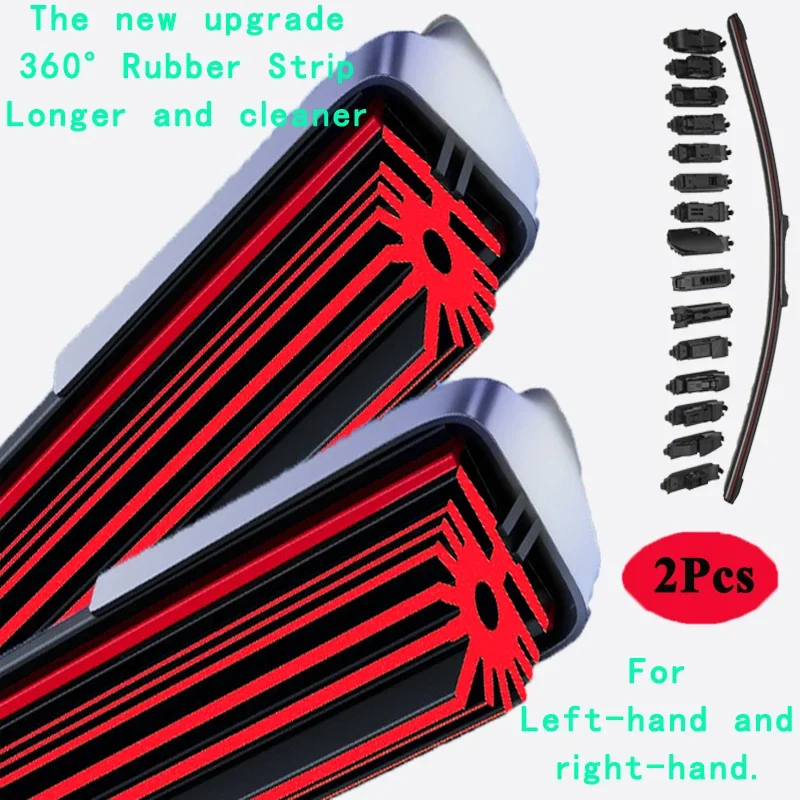 For Fiat Marea 185 Marea Weekend 1996-2007 Car Windshield Wiper Blade Front Windscreen Brushes Washer Accessories Cleaning Parts