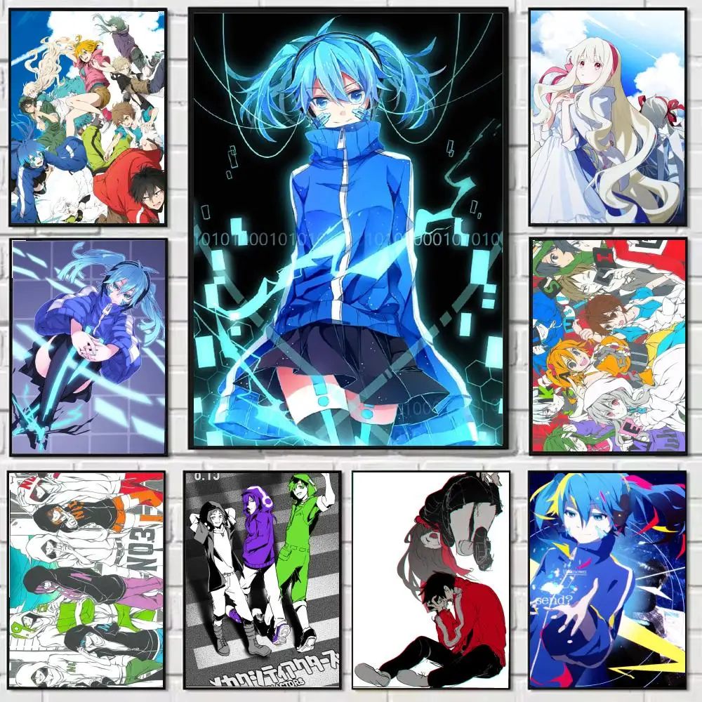 M-Mekakucity-Y Anime Actors Poster Decorative Wall Art Stickers Mural Photo Print for Home Living Room Hallway Decor