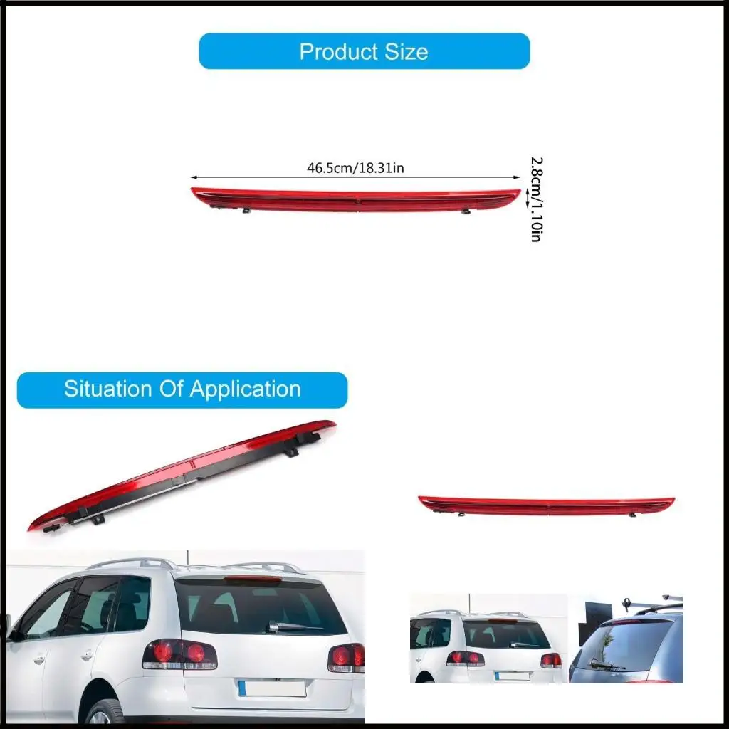 

Replace 7L6945097B 7L6945097C Third Tail Stop Light High Mount Rear Roof Light