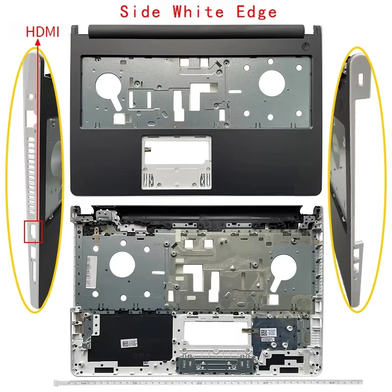 Laptop Shell For Dell Vostro 15 3558 3559 V3558 V3559 LCD Top Case/Bezel Cover/Palmrest Upper Case/Bottom Base Cover/Bottom Door