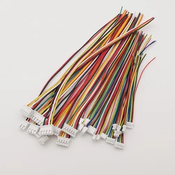 10Pcs Mini SH 1.0mm / JST 1.25mm / GH 1.5mm / PH 2.0mm / XH 2.54mm Pitch 2/3/4/5/6 Pin Single Female Plug Wire Cable Connector