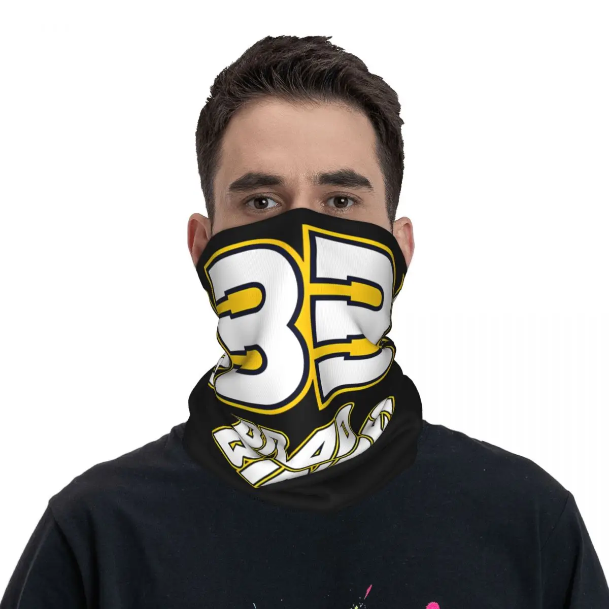 Dynamic Brad Binder numero 33 Bandana Neck Cover stampato Motocross Wrap sciarpa multiuso ciclismo equitazione Unisex adulto antivento