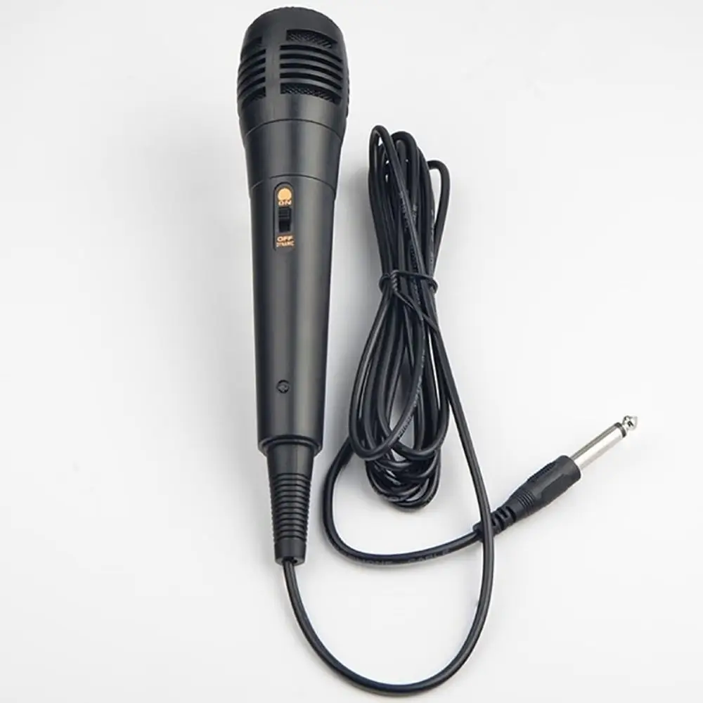 Micrófono Vocal dinámico profesional con cable para grabación de Karaoke, tubo de voz de 6,35mm/3,5mm