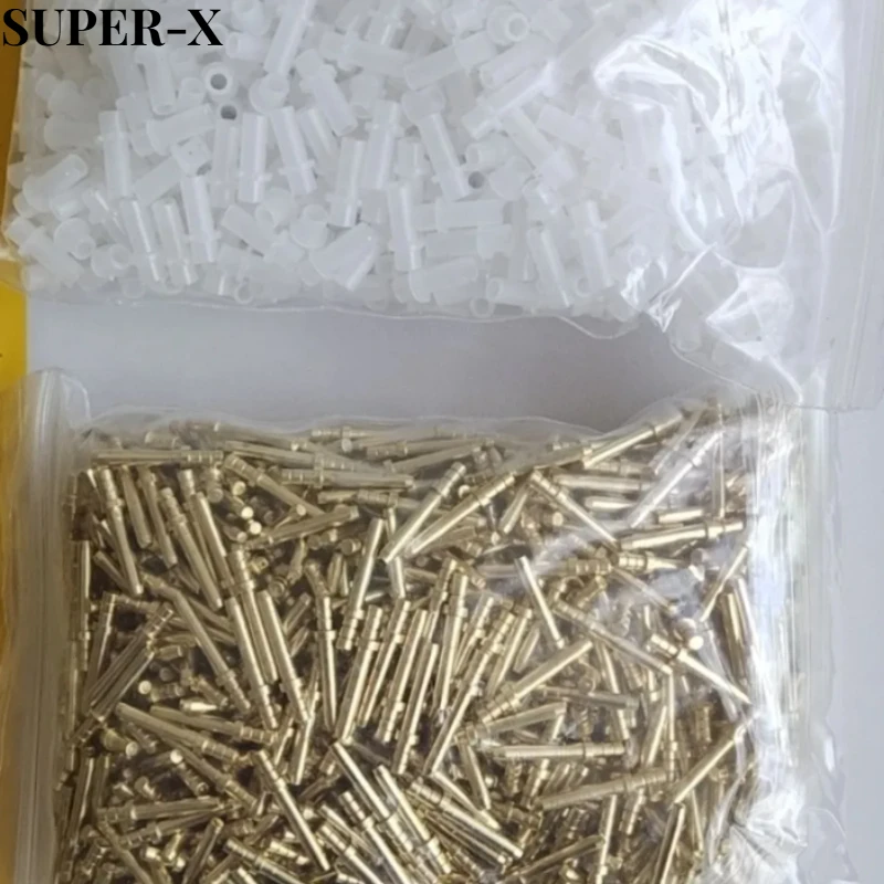 1000PCS/pack Dental Lab Material Brass Dowel Pin Pure Copper Sleeve Nail for Denture Die Model Section Work 20mm/16mm/10mm