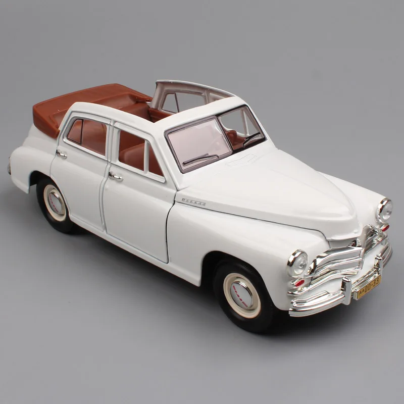 1/24 Scale Road Signature Russia Soviet vintage Gorky Gaz-M20 Pobeda Gaz M20 Volga Diecast Model Car Miniature Toy For Collector