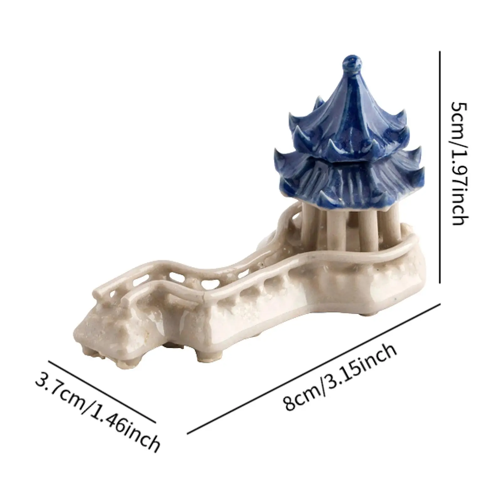 زخرفة المناظر الطبيعية الصغيرة مصغرة الجنية حديقة تمثال جسر خزان الأسماك