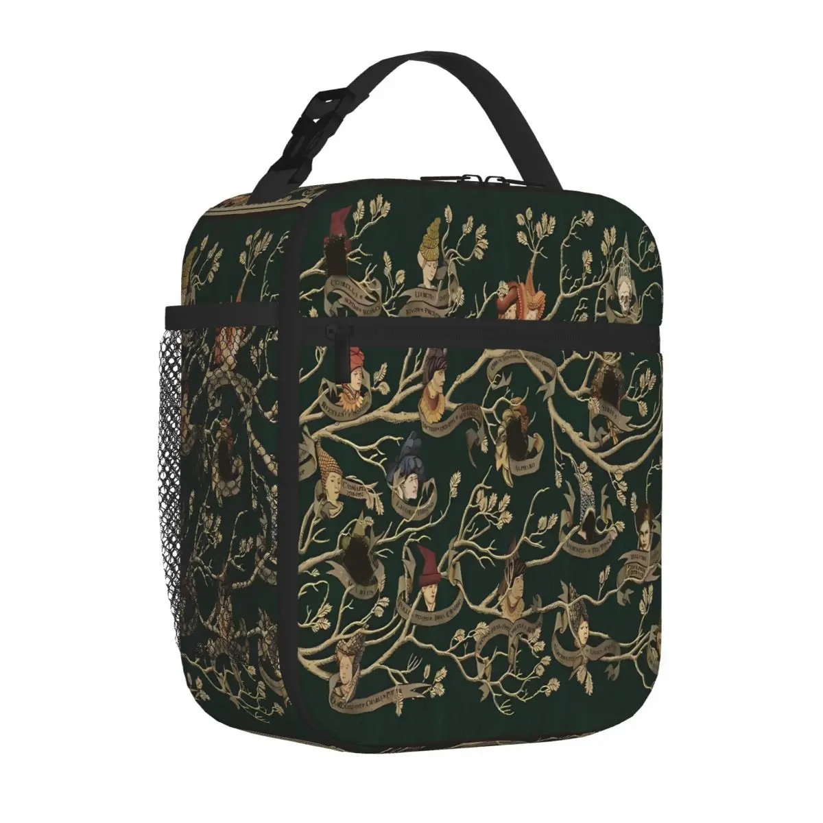Bestselling Noble House Of Black Family Tree Graphic Snack Bag Daily Outdoor Reusable Lunch Bag