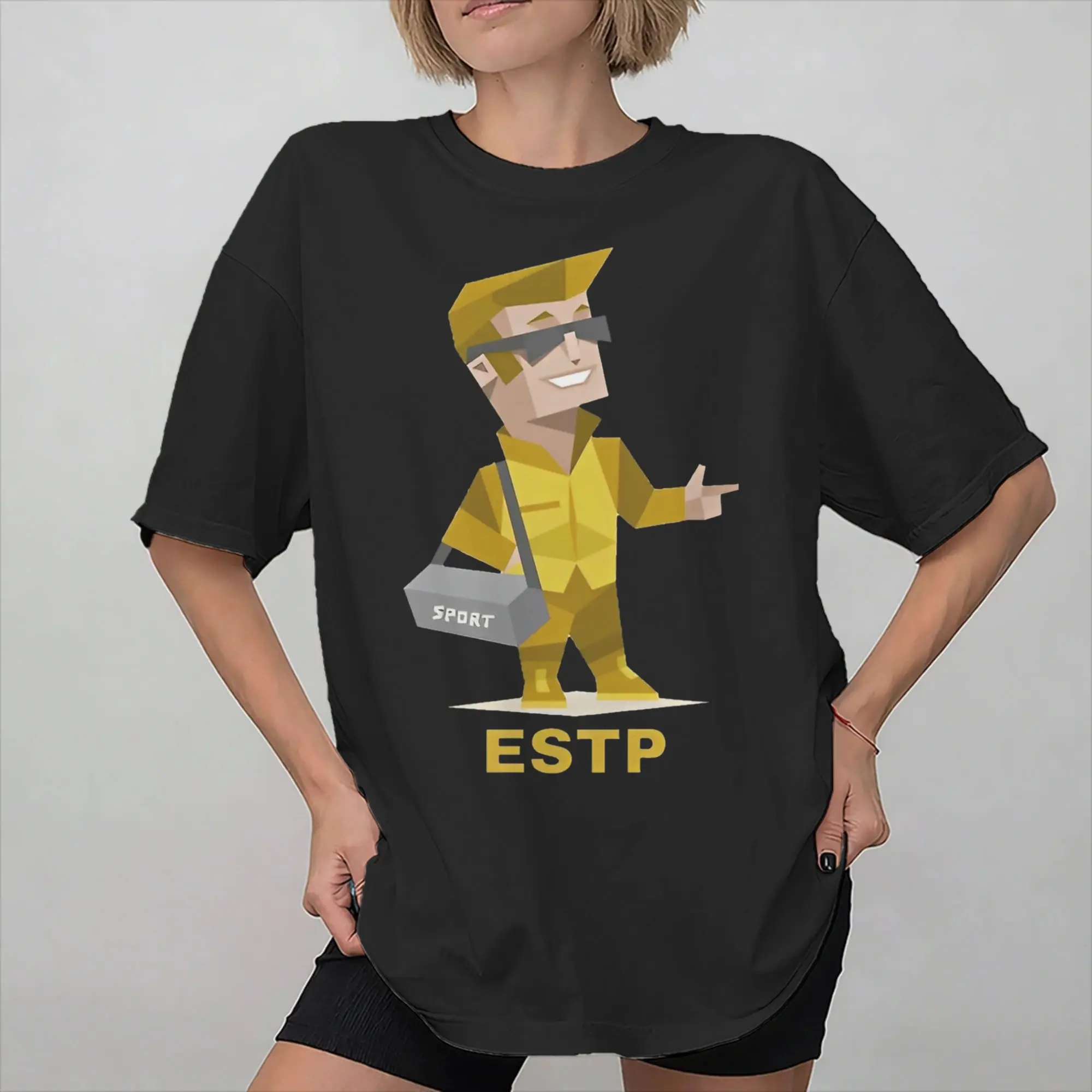New Arrival ESTP mbti myers-briggs peronality T Shirt For Unisex MBTI 16 Personalities  Cotton Tee Shirt Short Sleeve Clothes
