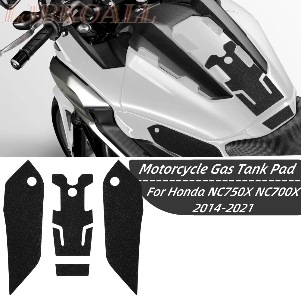 

NC750X NC700X Gas Tank Pad Stickers Motorcycle Knee Grip Kit Anti Slip Tank Decals Propection For Honda NC 750X 700X 2014-2021