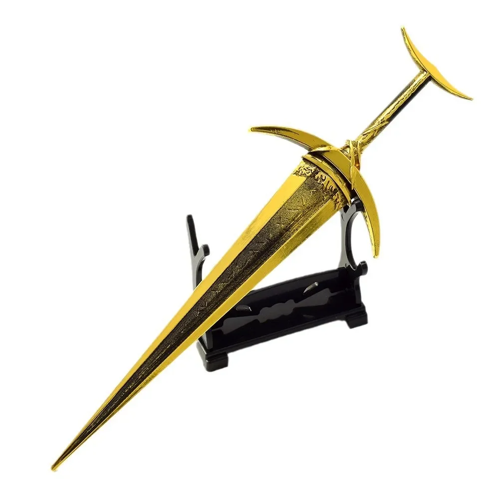 22 CENTIMETRI Eldenn Periferiche di Gioco Ordine D'oro Greatsword Full Metal Craft Modello Da Collezione Scrivania Ornamenti Ragazzo Giocattolo Cosplay Armi