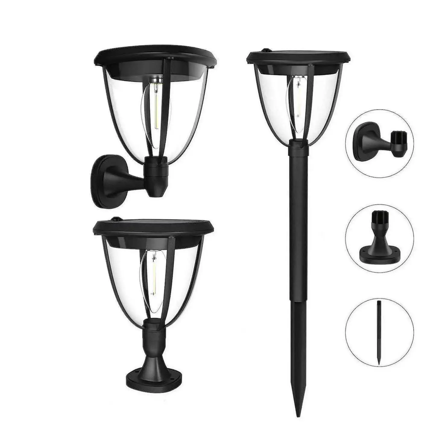 shenzhen LED fence villa solar light post solar light