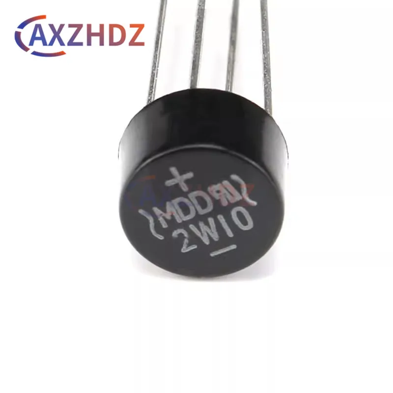 10/20PCS DIP 4Pin 2A 1000V 1KV Diode Bridge Rectifier Circular 2W10 2W08 2W06 2W04