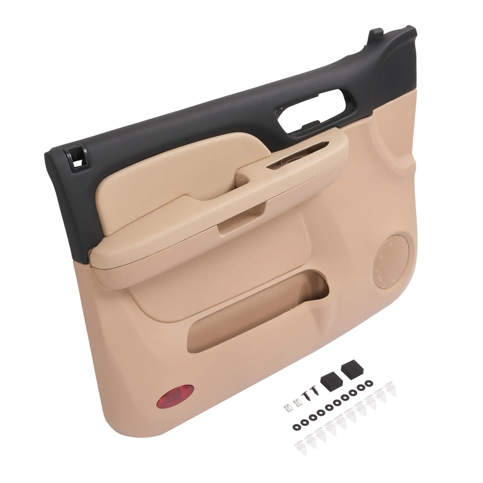 Driver Door Panel For 2007-09 Chevy Tahoe Silverado GMC Yukon Sierra Brown/Black