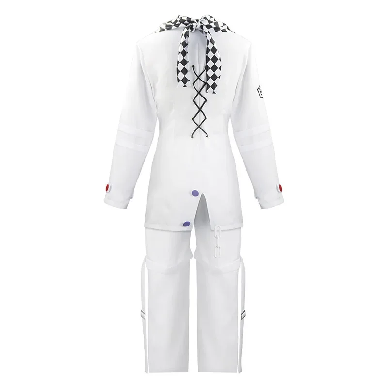 Kokichi Oma Cosplay Costume para homens e mulheres, Peruca Anime, Danganronpa V3, Ouma Suit, Manto, Chapéu, Halloween, Roupas de Festa de Carnaval, Role Play