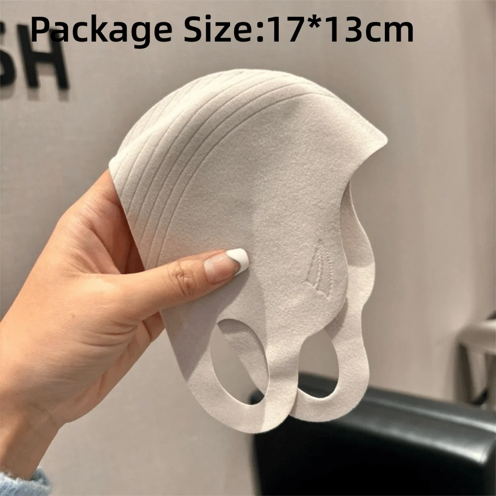 قناع وجه دافئ بتصميم قطعة واحدة، مادة دافئة، جماليات عالية المستوى، حماية للوجه، مريح بدون خياطة من قطعة واحدة