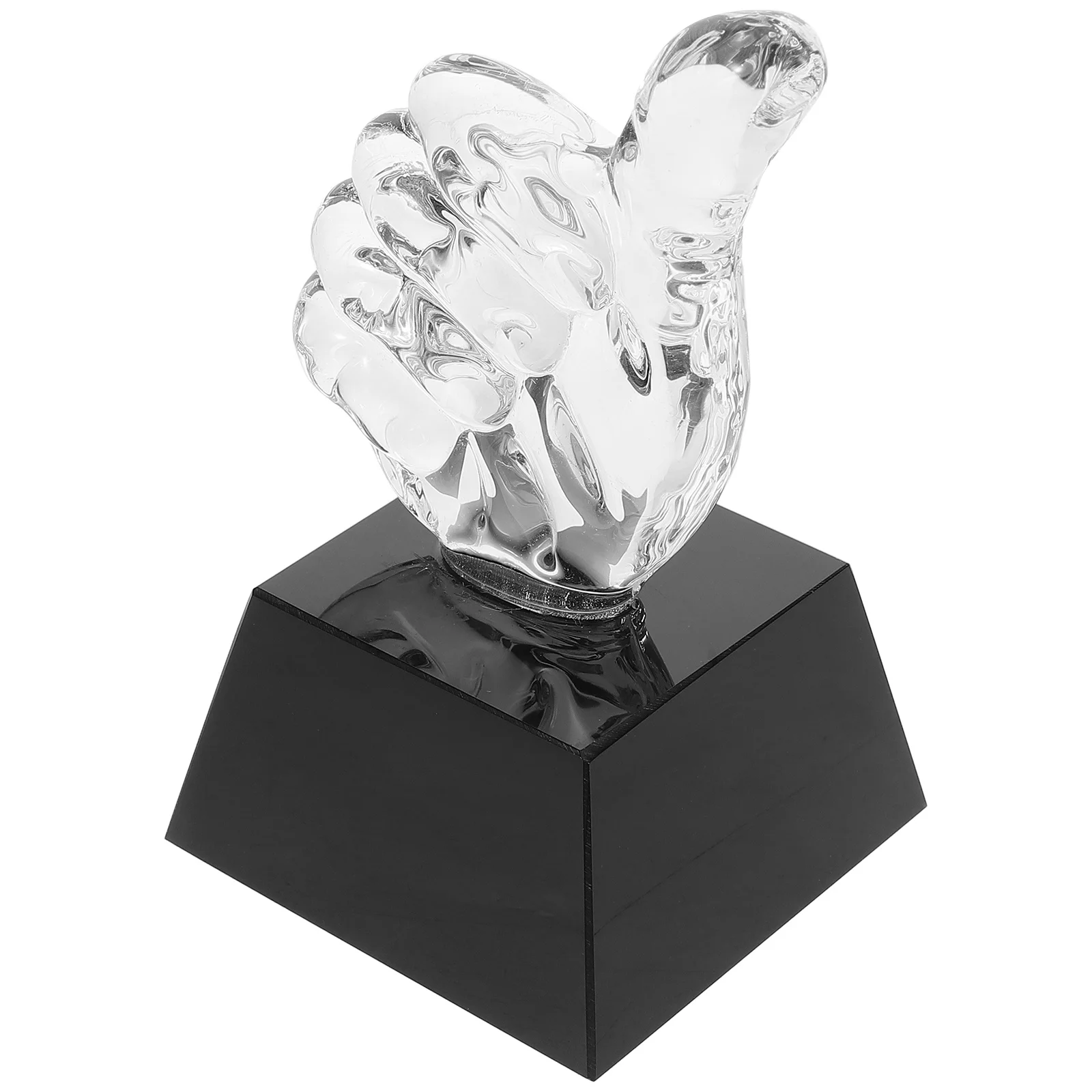 كؤوس كريستال إبهام أب كأس صغيرة شفافة لجوائز المدرسة في الفصول الدراسية جائزة المنافسة الرياضية