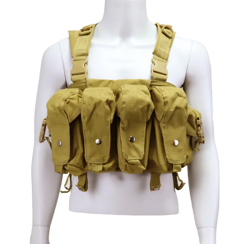 AK Chest Rig Molle Tactical Vest Military Army Equipment AK 47 Magazine Pouch Outdoor Airsoft Paintball Hunting Vest