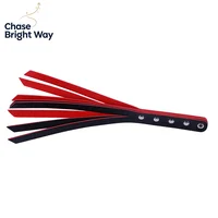 PU Leather Paddle Slapper Whip For Horse Training Enhance Pain Equestrian Training Horse Whip Equestrian Riding Crops 4