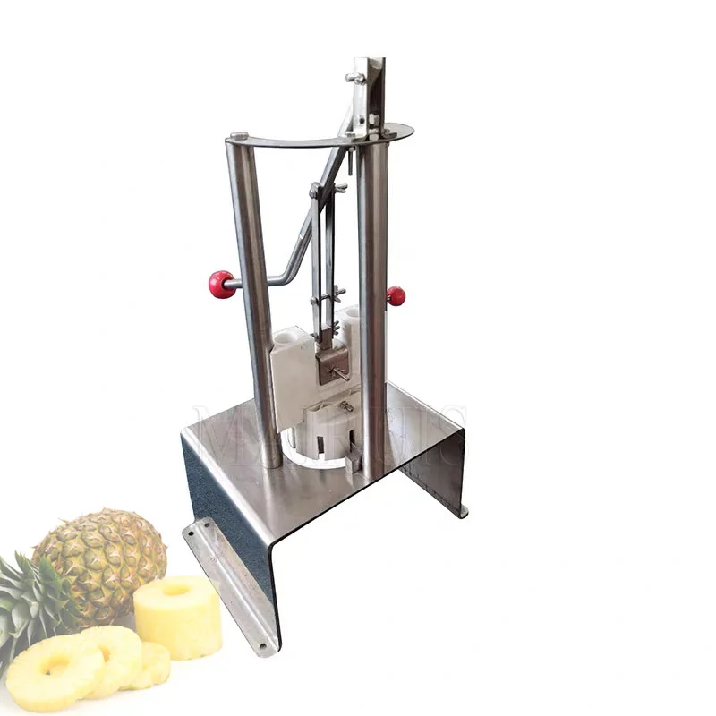 Manual Stainless Steel Pineapple Peeler Corer Slicer Machine Manual Stainless Steel Pineapple Hole Punch Machine