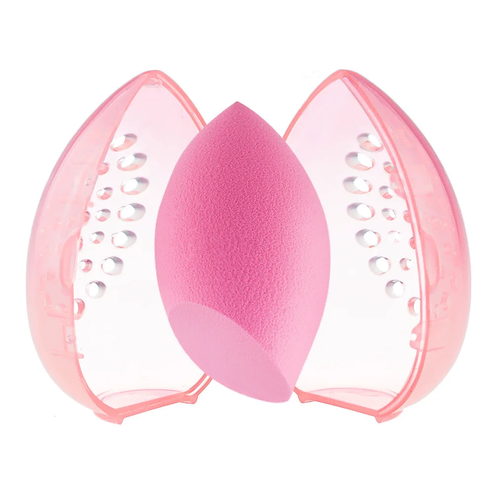 Maquiagem Esponja Caixa De Armazenamento, Puff Case, Beauty Blender Holder, Maquiagem Acessórios, Ovo Cosmético, FP07