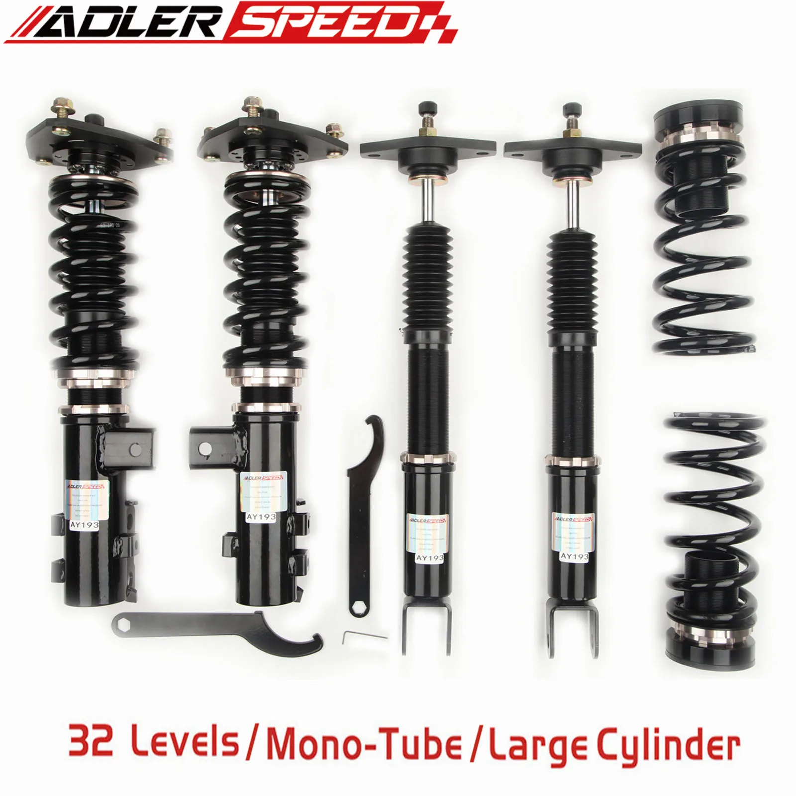 

ADLERSPEED 32 Levels Mono Tube Coilover Suspension Kit For HYUNDAI SONATA 11-14 (YF) / KIA OPTIMA 13-15 (TF)