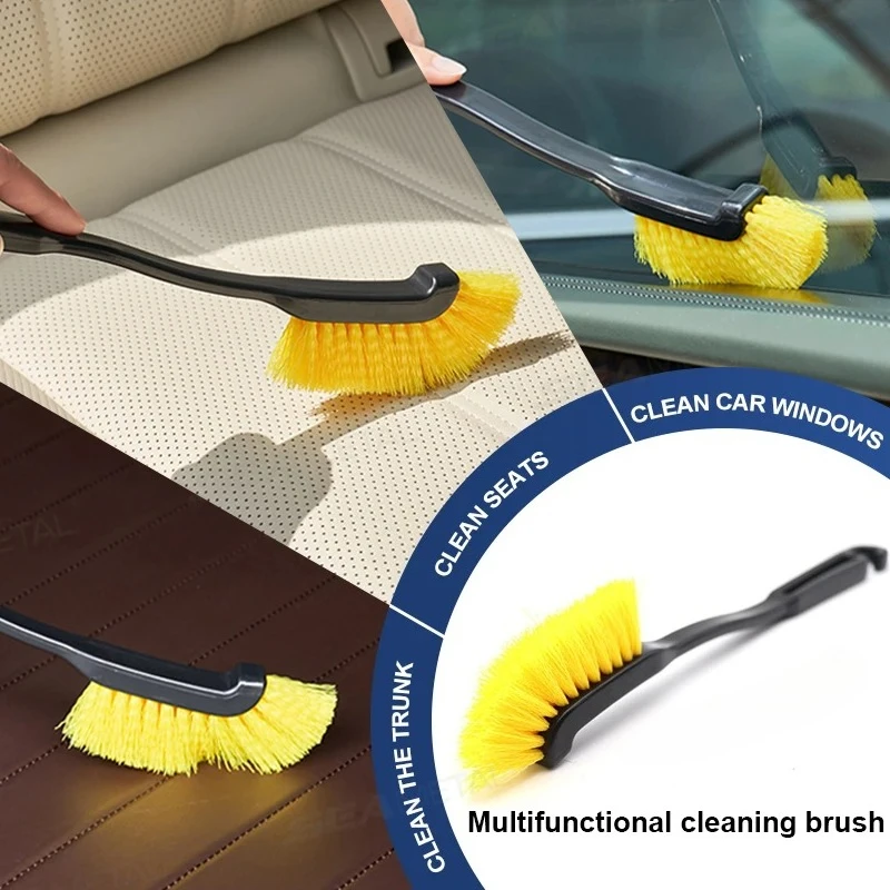 Car Tire Wheel Rim Cleaning Brush Long Handle Wheel Hub Gap Washing Brush Car Detailing Clean Brushes Tool Accessories image 4