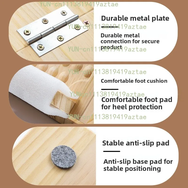New Zealand Pine Wood Stretch Board Slope Tower Board Foot Massage Tool Health Maintenance Fitness Leg Slimming Stretch Board