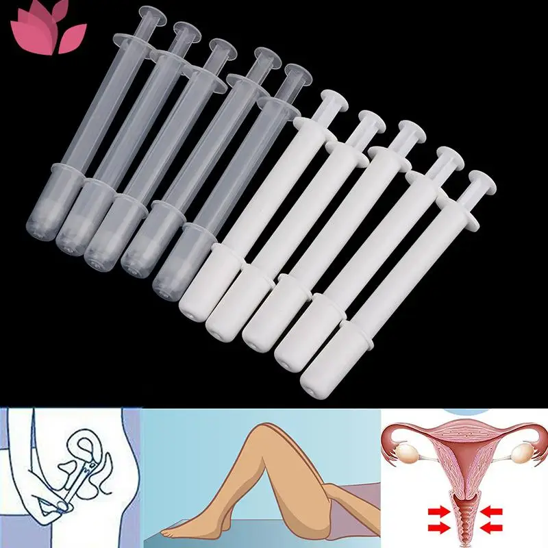 5Pcs Vaginal Applicator Lubricant Injector Syringe Lube Health Care Disposable Anal Nasal Cavity Applicator Launcher Butt Plug