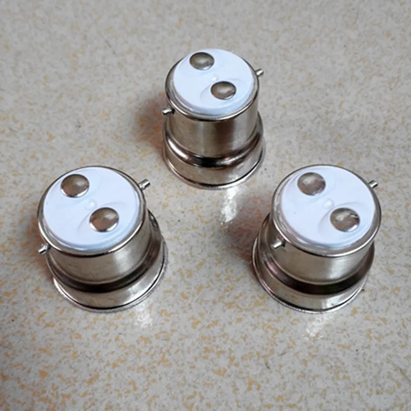 E14 lamp base energy saving lamp DIY led part E27 lamp holder B22 Brass Bulb lampholder small screw free welding e14 accessories