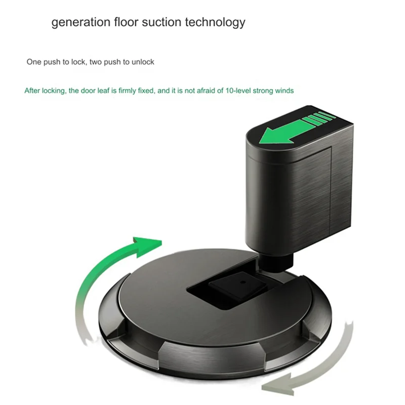 Y42A-غير لكمة الباب سدادة التلقائي الطابق حاجز الباب الأثاث تركيبات سدادة لباب يندبروف سدادة الباب الميكانيكية