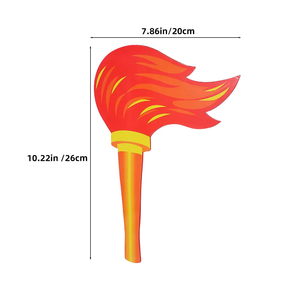 Creative Artificial Torch Prop for Stage Performance Kindergarten Ceremony Party Favor Felt Torch for Cosplay Outdoor Decoration