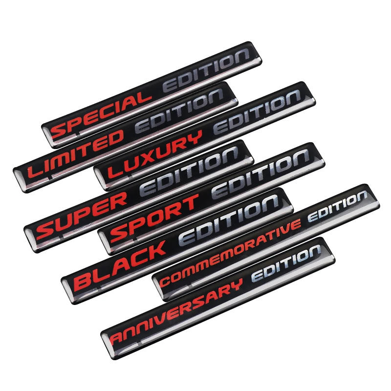 10 قطعة ملصق سيارة طبعة محدودة شعار شارة ملصق مائي لسيارات BMW سكودا دراجة نارية الشارات لفيسبا كاواساكي سوزوكي التصميم