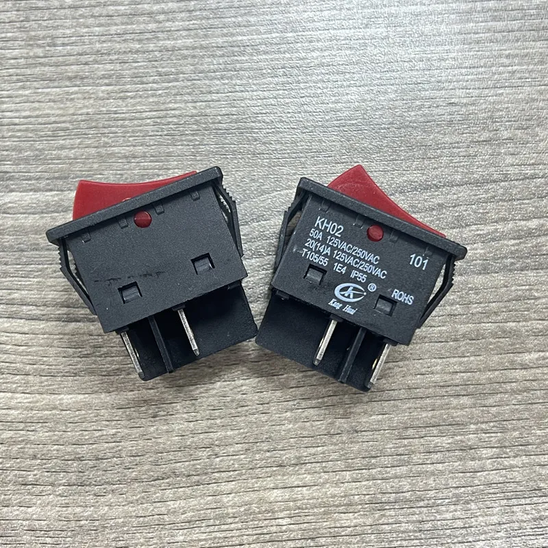 

Rocker Power Button Switches,High Current,ON/OFF,Special for Eelding Machine,KCD4,Sterling Silver Point,50A 250/125V AC