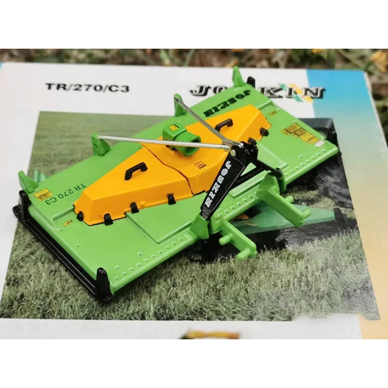 

ROS 1/32 Scale Tractor Towing Lawn Mower JOSKIN Alloy Agricultural Vehicle Model Collection Souvenir Gift Display