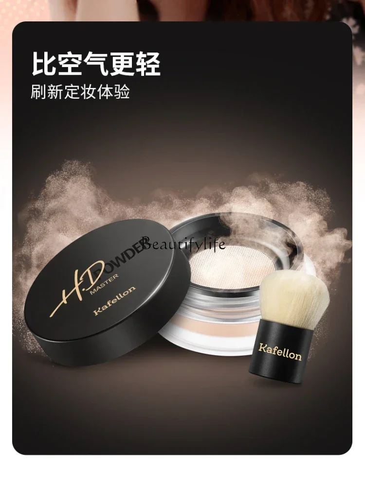 HD Air Cushion Makeup Powder, Face Powder Finishing, Long Lasting, Oil Control, Concealer, Waterproof, Sweat-Proof, Smear-Proof