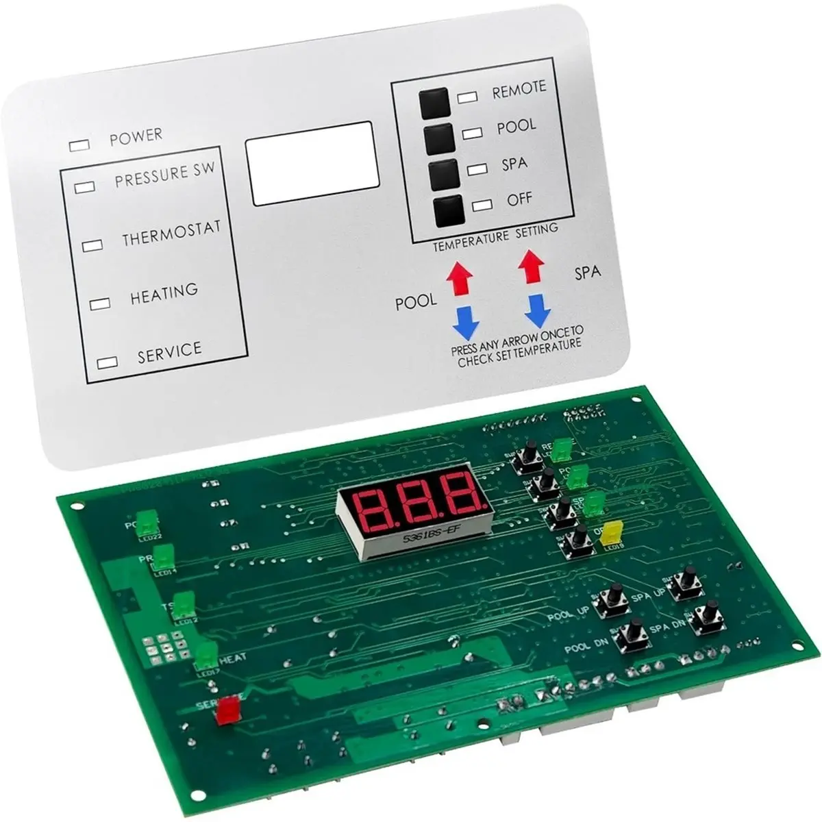 L70A 472100 Digital Display Temperature Controller Board Fit for NT Series Pool and Spa Heater Fit
