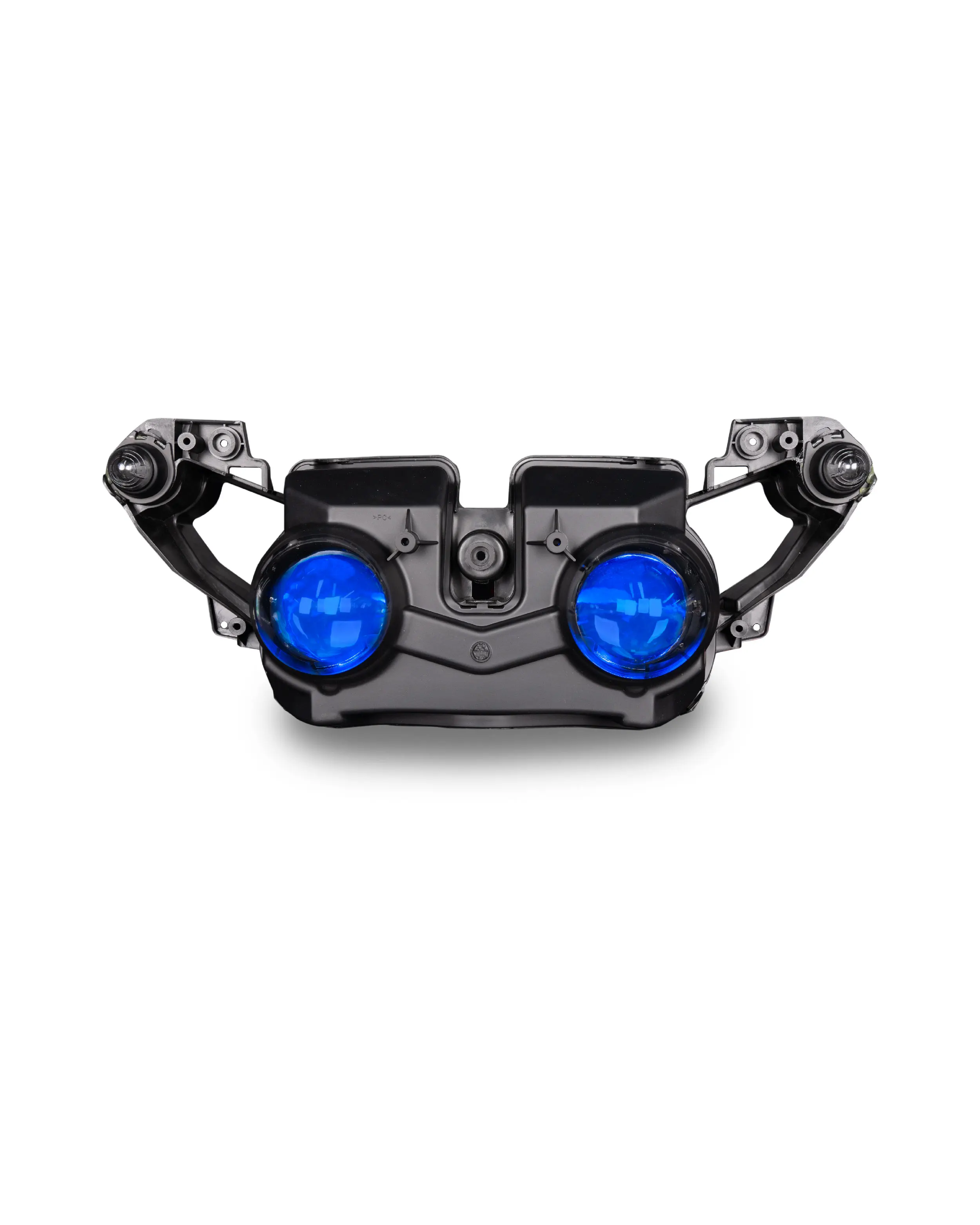 KT LED Motorcycle Front Headlight Assembly For Yamaha YZF R1 2009-2011 Custom Modified Headlamp RGB Multi-color Change Demon Eye