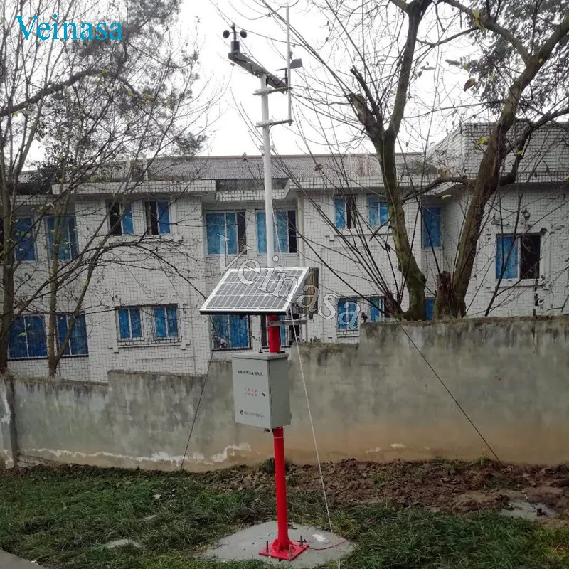 Veinasa AWS111 Weather Station System Stand-Alone Cloud Platform Software Automatically Uploads Data with Customized Support
