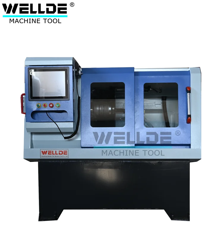 WELLDE  Hub Repair Machine Wheel Rim Straightener with Lathe Repair Wheel Hub Machine