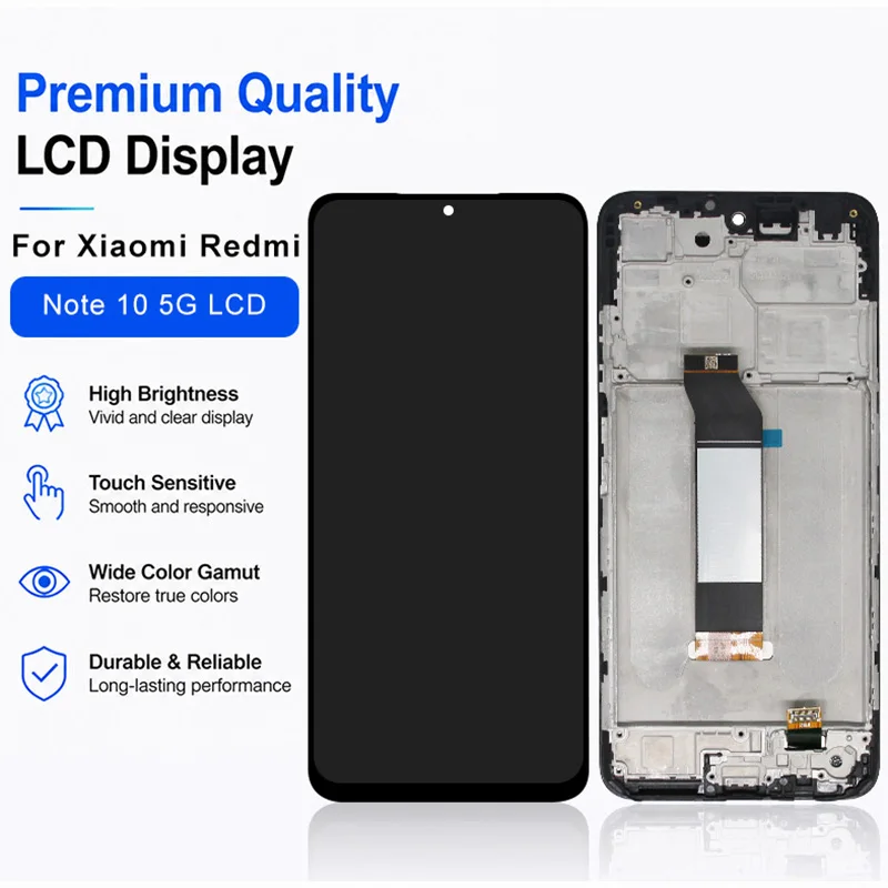 IPS LCD For Xiaomi Redmi Note 10 5G M2103K19G LCD Display Touch Screen Digitizer For Xiaomi Poco M3 Pro 5G M2103K19PG LCD Screen