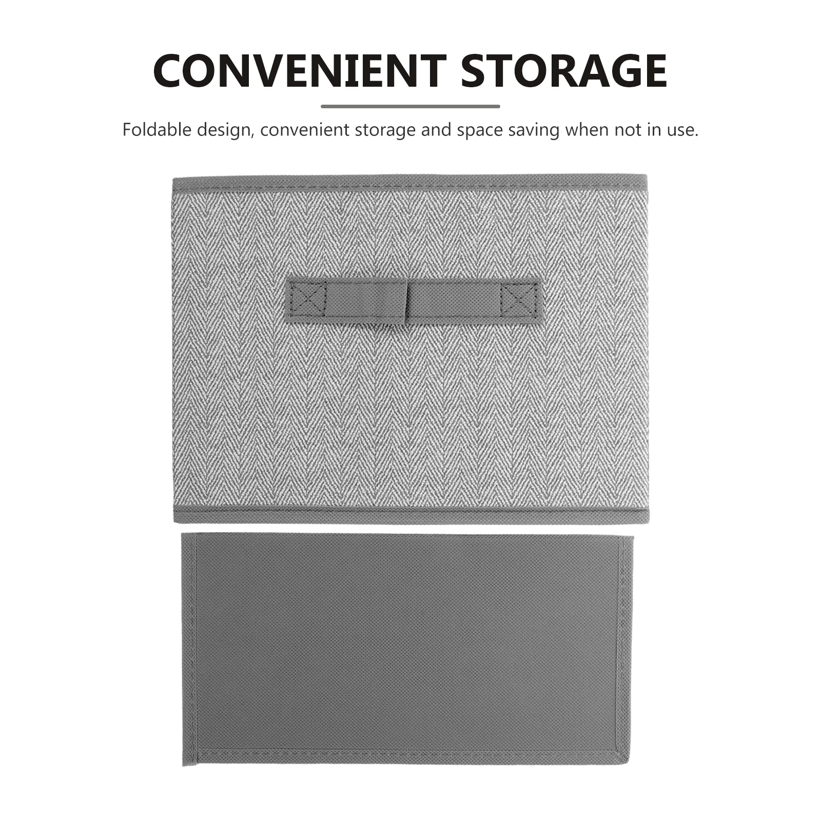 

Fabric Box Nonwovens Clothes Bedroom Household Container Stable Bottom Wear-Resistant Portable Large Drawer Organizer