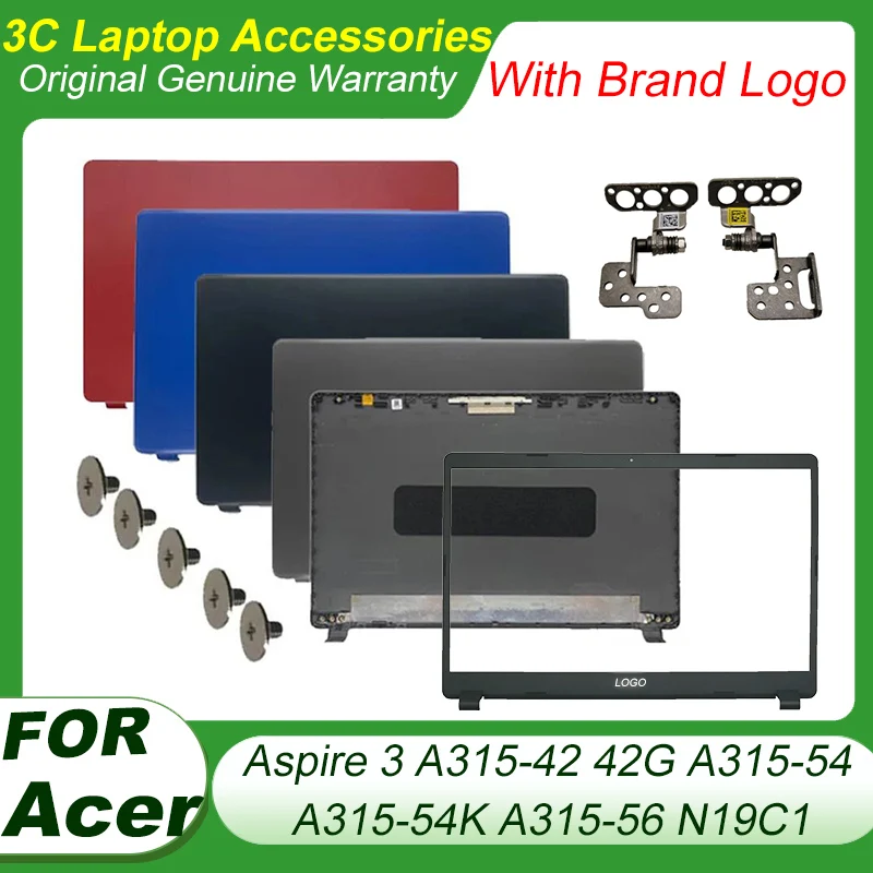 

NEW Laptop Case For Acer Aspire 3 A315-42 42G A315-54 A315-54K A315-56 N19C1 LCD Back Cover Screen Rear Lid Top Black Case A315