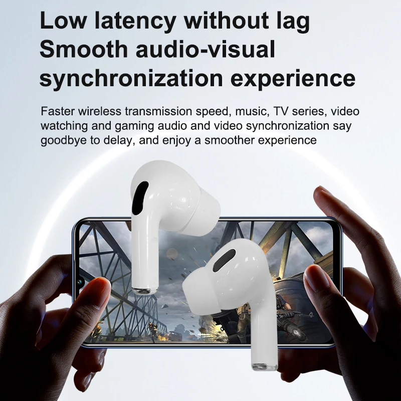 سماعات أذن لاسلكية من Choice Airs Pro، سماعات أذن TWS مقاومة للماء لتتبع الموقع، تحكم باللمس متوافقة مع iOS #3