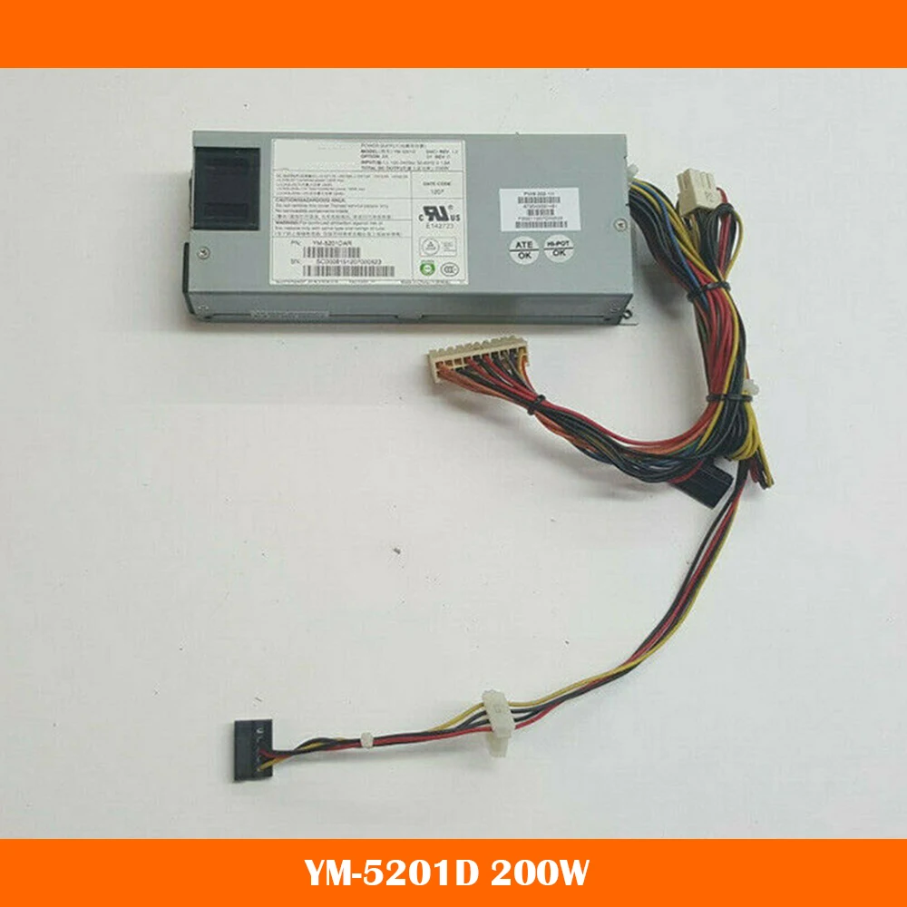 Server Power Supply For 3Y Power YM-5201D 200W 1U Fully Tested