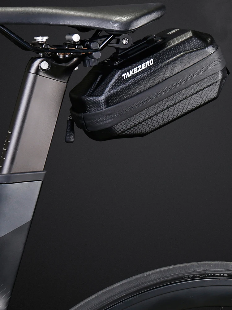 AliExpress TAKEZERO Bike Saddle Bag EVA Hard Shell Bicycle Seat Tail Pouch Waterproof Cycling Storage Rear Pannier MTB Road Accessories