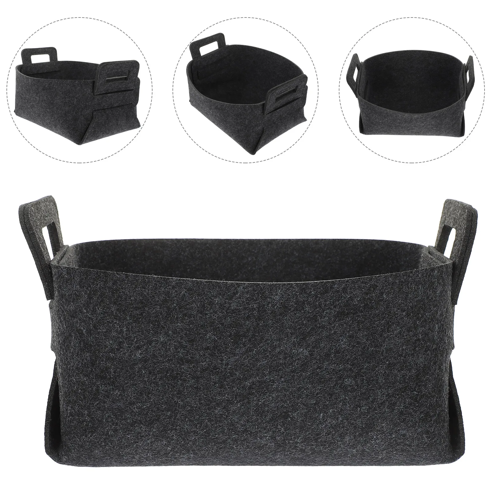 

Laundry Basket Foldable Design with Handle Large Capacity Clothes Storage Basket for Home Bathroom Closet Small Apartment