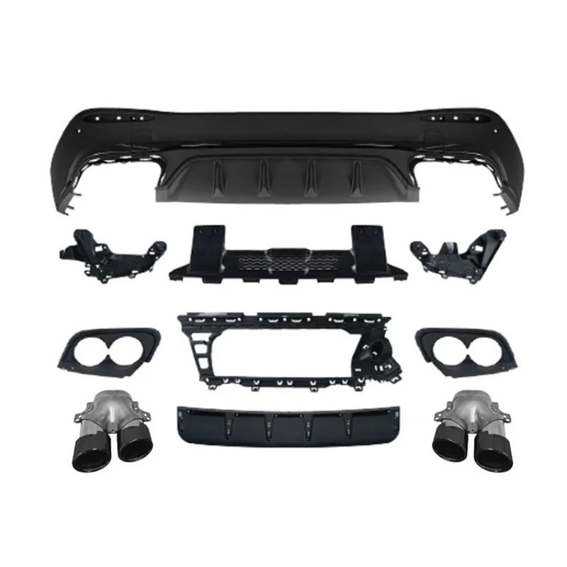 

GLC43 Rear Diffuser Exhaust Tips 2023+ for GLC X254 Coupe Upgrade GLC43