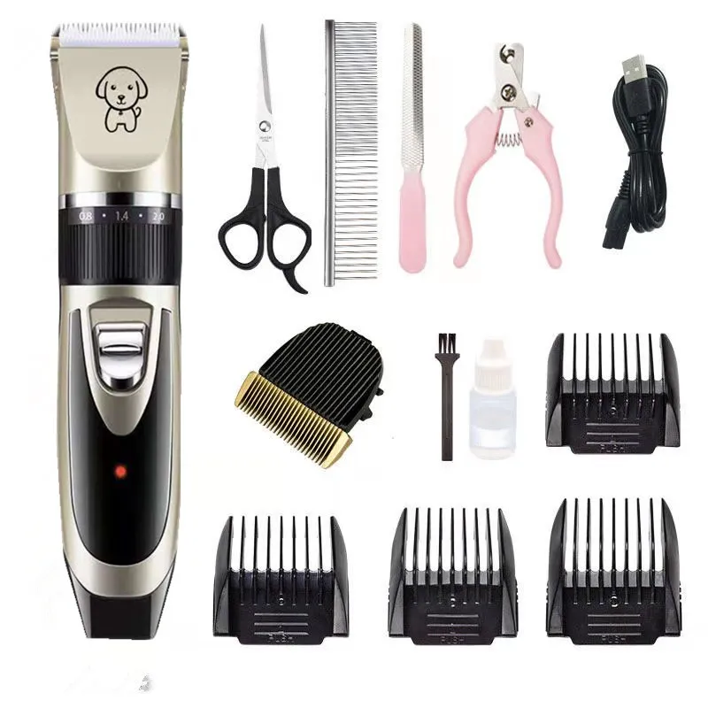 Pet Supplies Dog Grooming Low Noise Charging Cordless Electric Quiet Pet Scissors